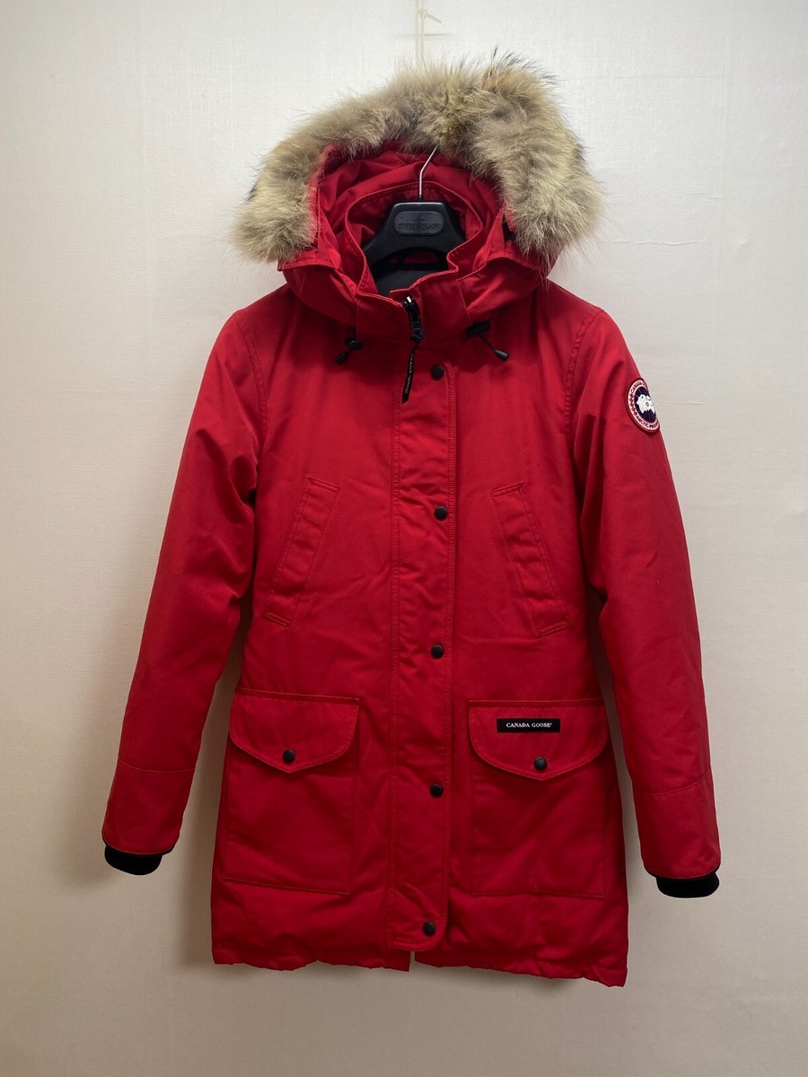 Red Damen Military Parka Canada Goose Damen Trillium Parka Canada