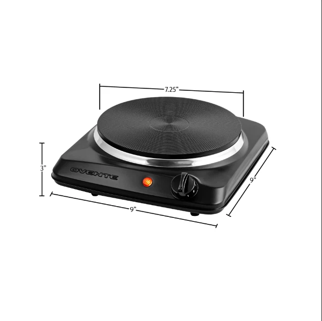 Portable Single Electric Burner Hot Plate Stove Dorm Compact Travel Counter  Top | eBay