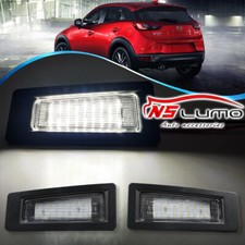 2x Luces LED Número de matrícula Lámpara para Mazda 3 2014-2018 2016-up Mazda CX-3
