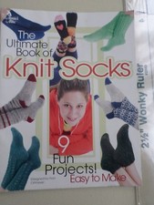 The Ultimate book of Knit Socks Great book for the Beginner or Experienced KnitR