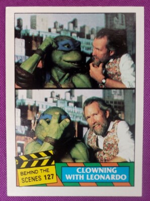 Teenage Mutant Ninja Turtles Jim Henson BTS 127 Topps Movie