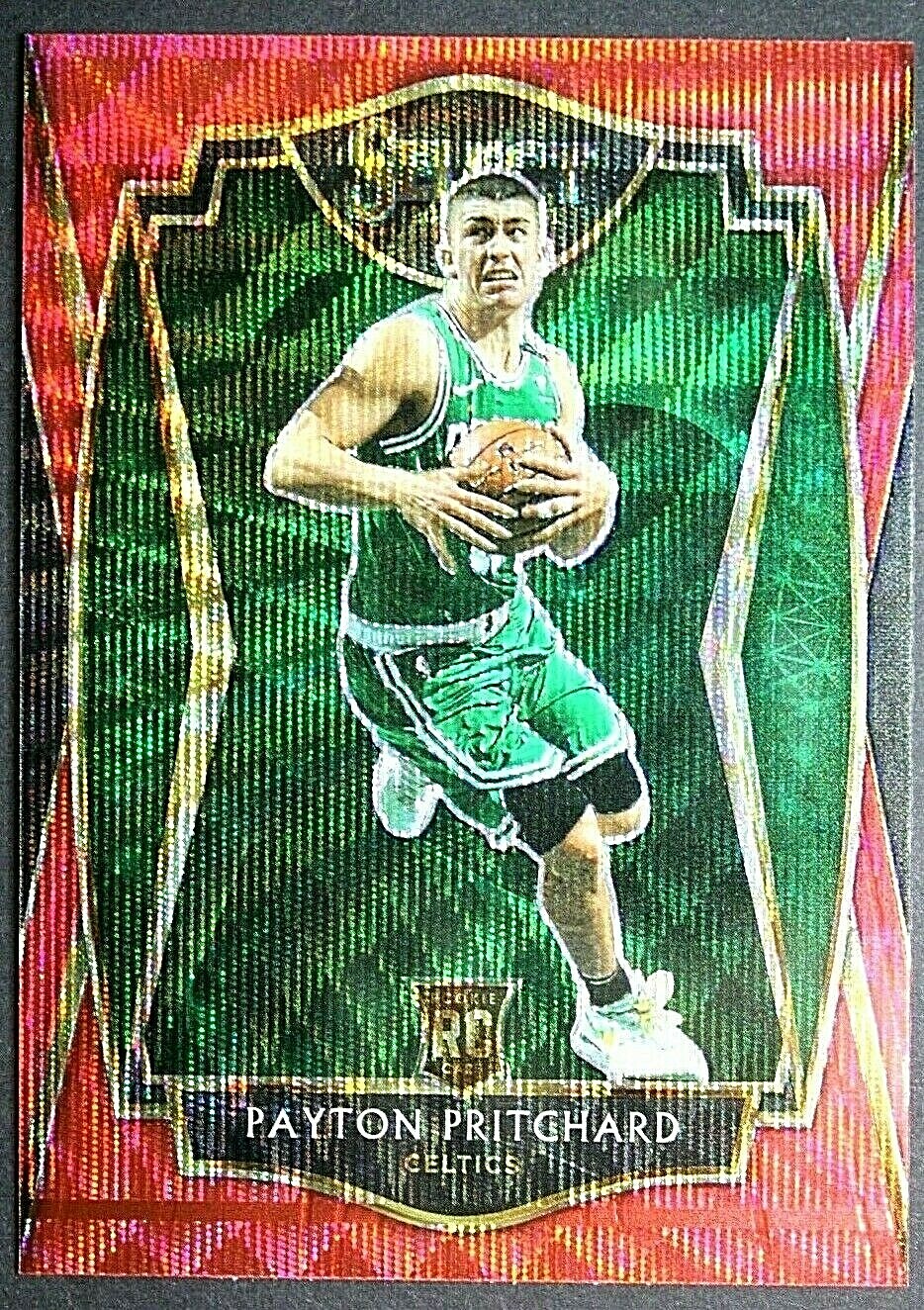 2020-21 Select Tmall Asia Payton Pritchard Premier Level Red Wave Prizm #196 RC