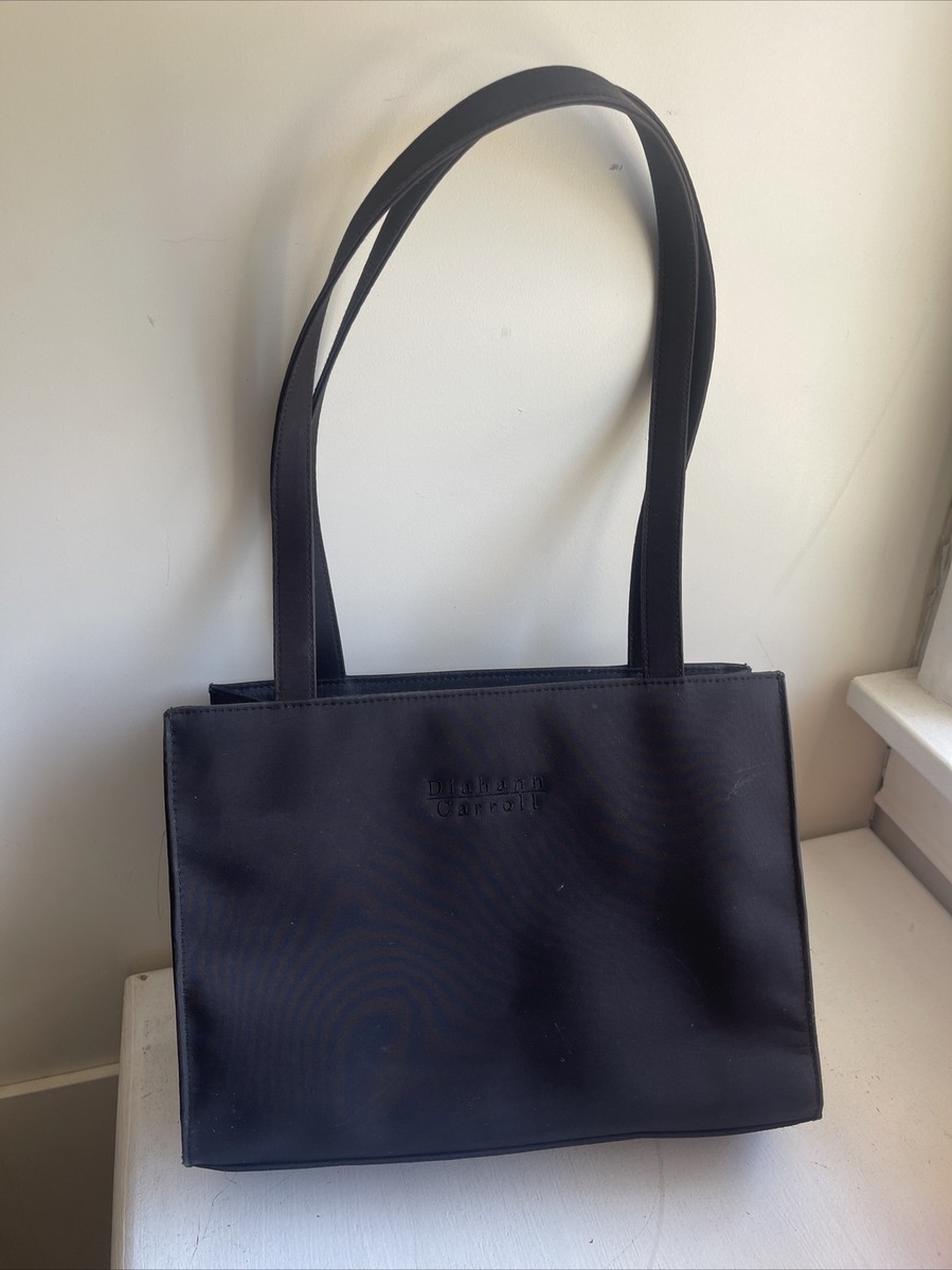 Diahann Carroll Y2K Vintage 00s 90s Shoulder Purse Black Tote