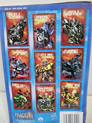 Trasformers Revenge of the Fallen ROTF 27 3-D Valentines 2009 Dreamworks Bumbleb - Picture 4 of 4