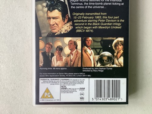 Doctor Who: Terminus (VHS 1993) - Peter Davidson - Picture 6 of 7