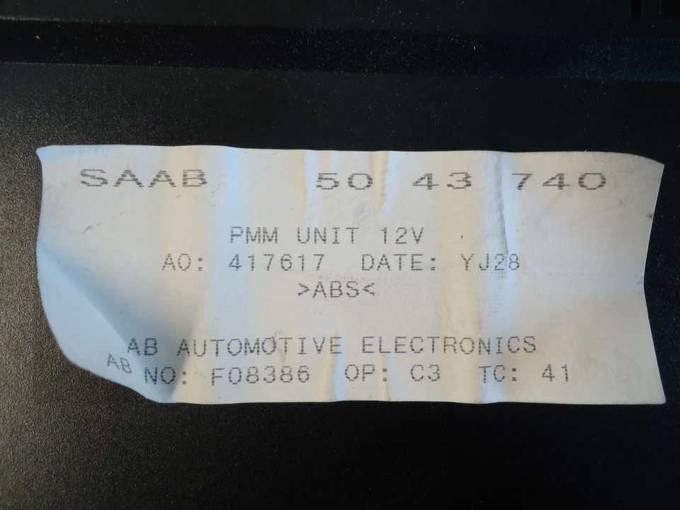 Módulo de control de memoria de espejo retrovisor SAAB 9-5 AERO 2001 50 43 740 Foto 4 de 4