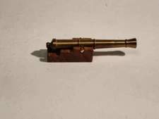 Ship Model Fittings Parts Billing Boats Brass 40mm Cannon w/ carriage
