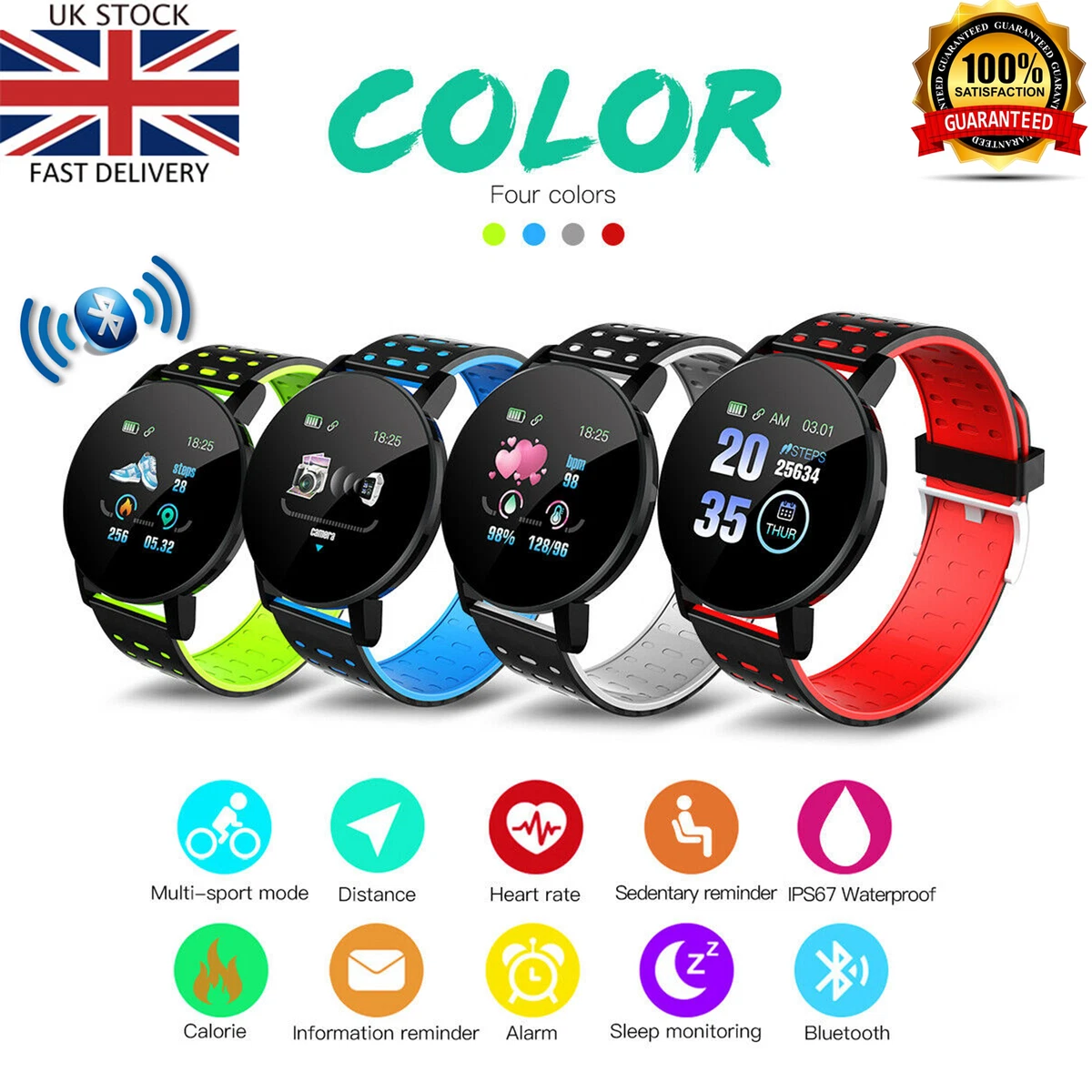 Smart band with bp monitor discount