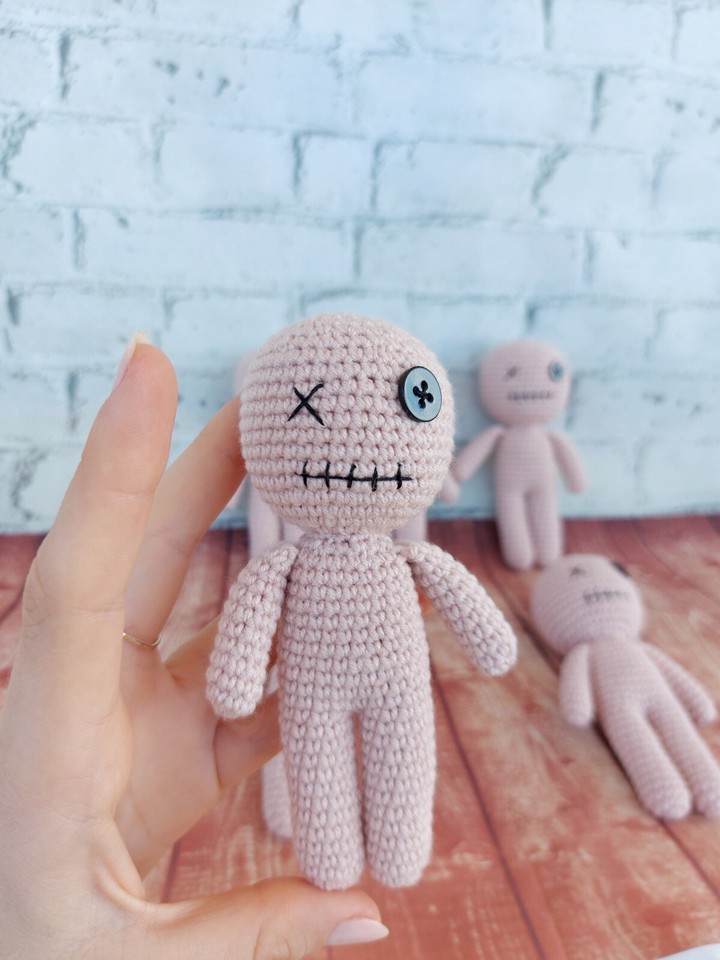Voodoo halloween pattern, No Sew Voodoo Doll Crochet Pattern, Voo Doo