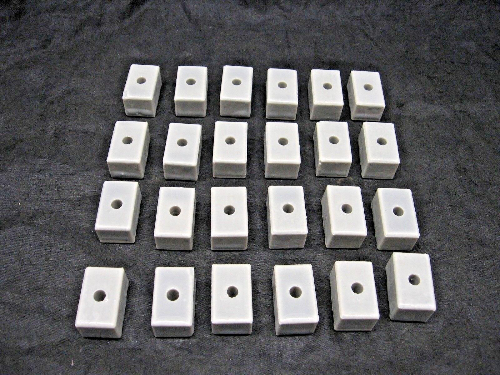 Lot Of 24 Type Max 58% OFF C OFFicial store Cleats Glazed Wire Holders Electrica Insulators