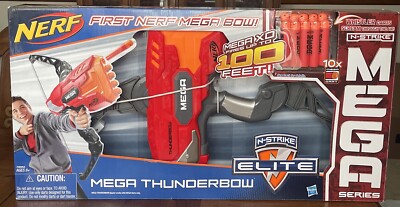 Large Nerf Mega Thunderbow Bow \u0026 Arrow 
