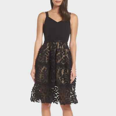 tadashi lace midi dress Tadashi Shoji Long Sleeve Lace Cocktail Dress in Ivory/Petal