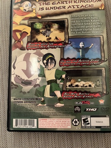 Avatar The Last Airbender The Burning Earth (PlayStation 2) PS2 EN CAJA Completo - Imagen 2 de 4