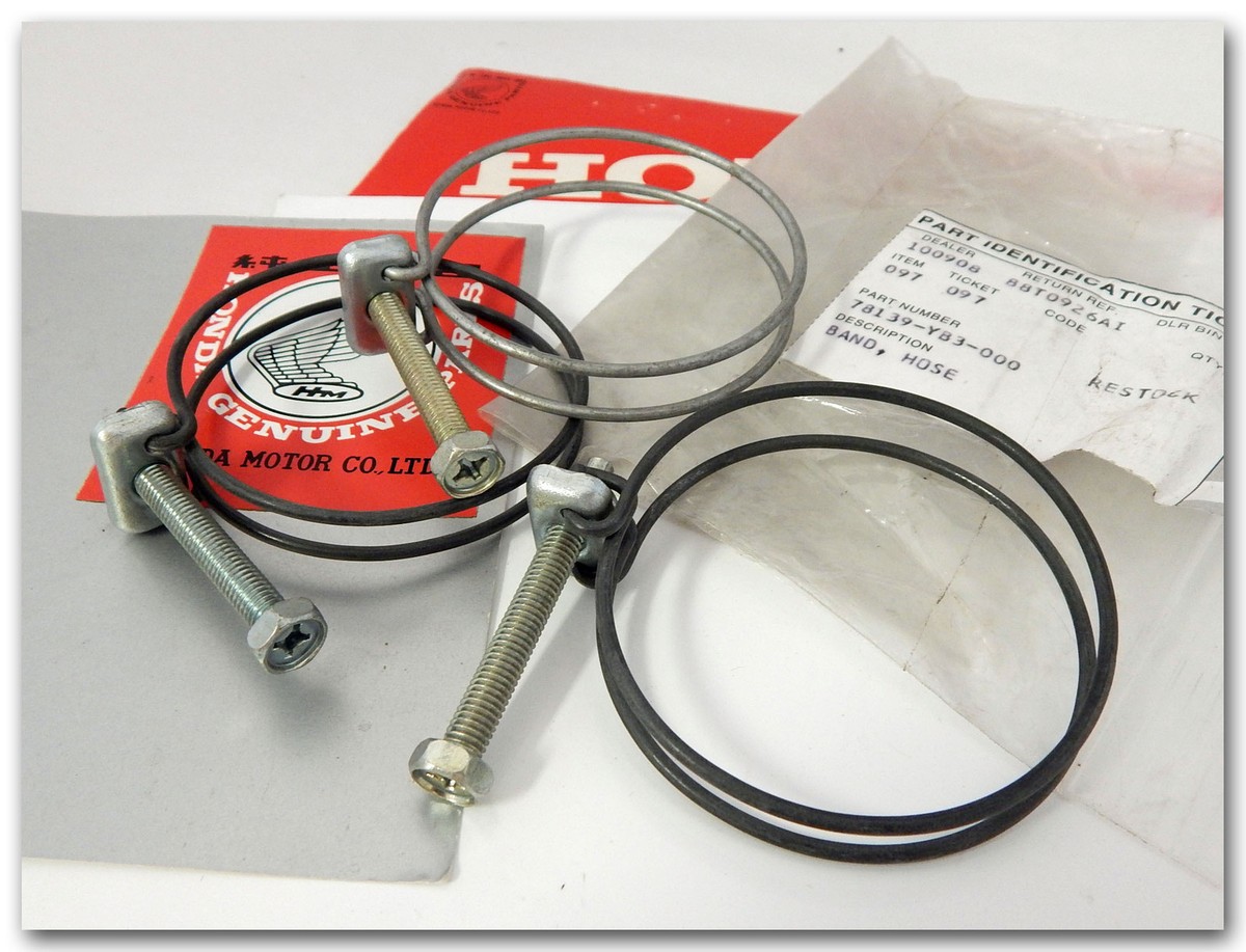 HONDA WB20 WD20 WH20 T/X/XT2-3/XK1/XK2 WATER PUMP HOSE CLAMPS