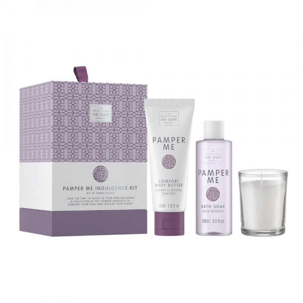 Scottish Fine Soaps Relaxing Self Pamper Lavender Scented Indulgence Kit Gift
