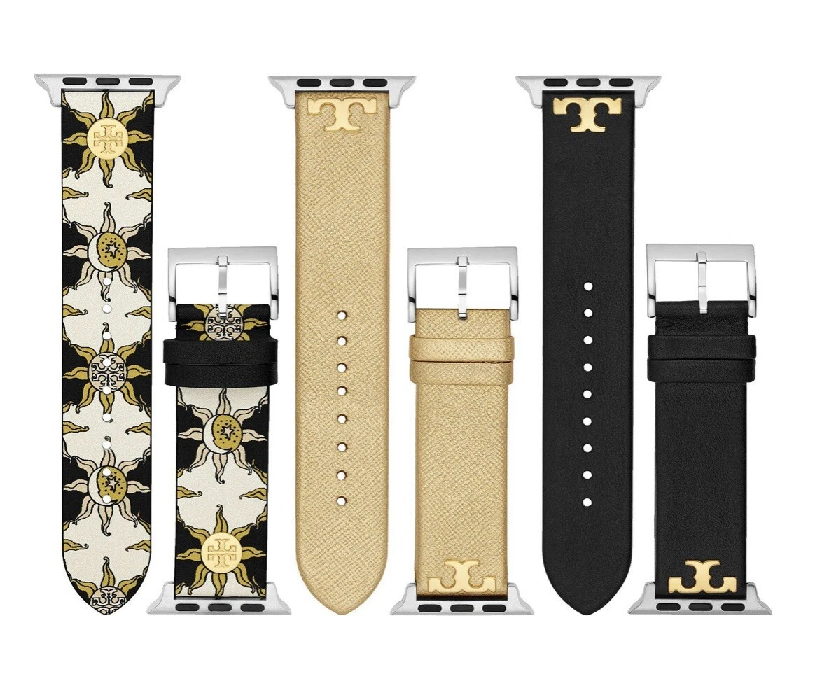 Tory Burch Double-T Link Apple Watch Bracelet, 38mm - 40mm - Gold