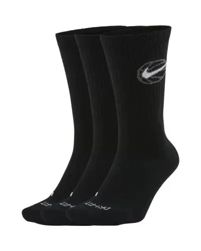 Collants Chaussettes Homme/ Femme Nike Lightweight Cheville Crew DA2123-010 Noir - Photo 1/1