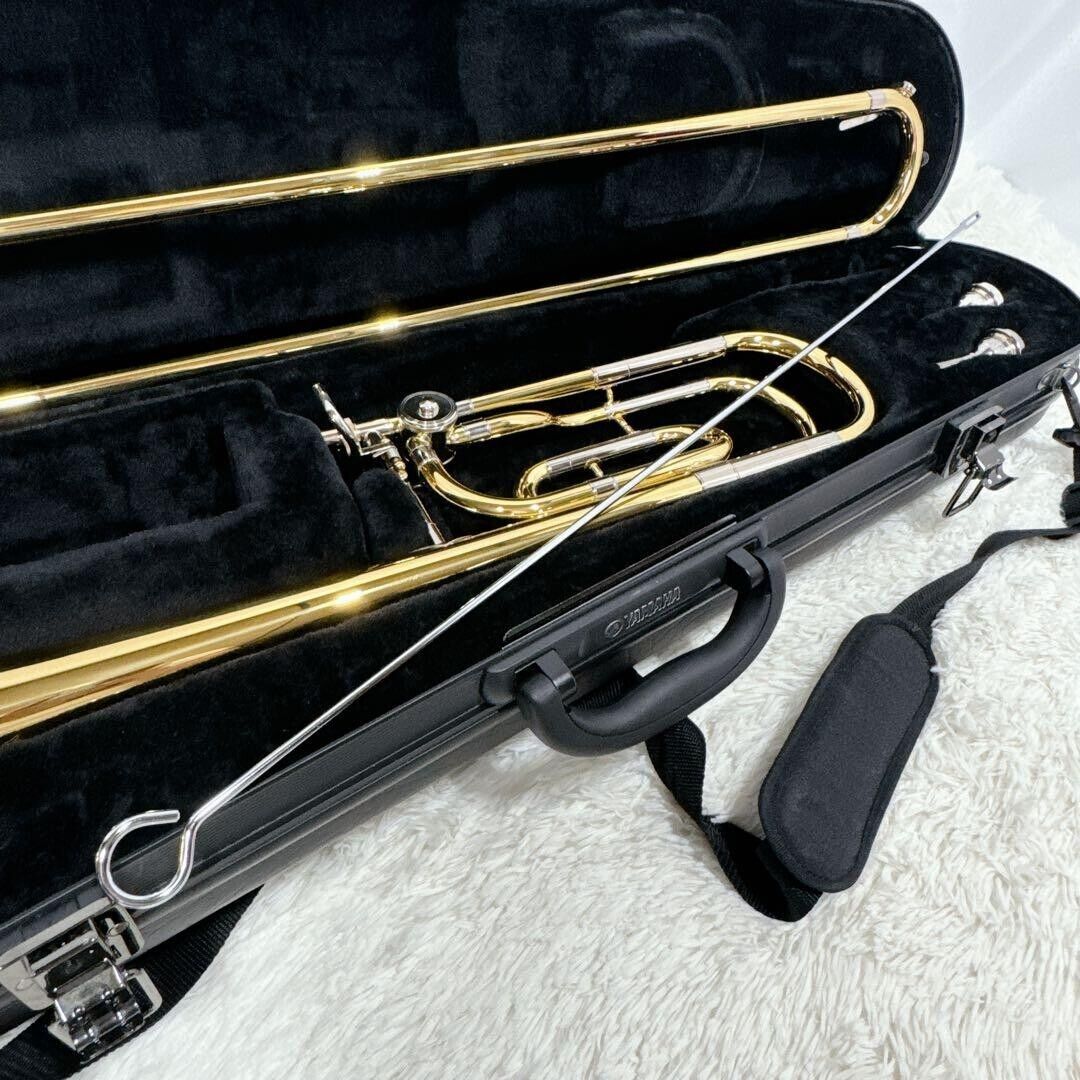 YAMAHA Trombone YSL-640 Instrument Music Wood with Hard Case YAMAHA Trombone YSL-640 Instrument Music Wood with Hard Case