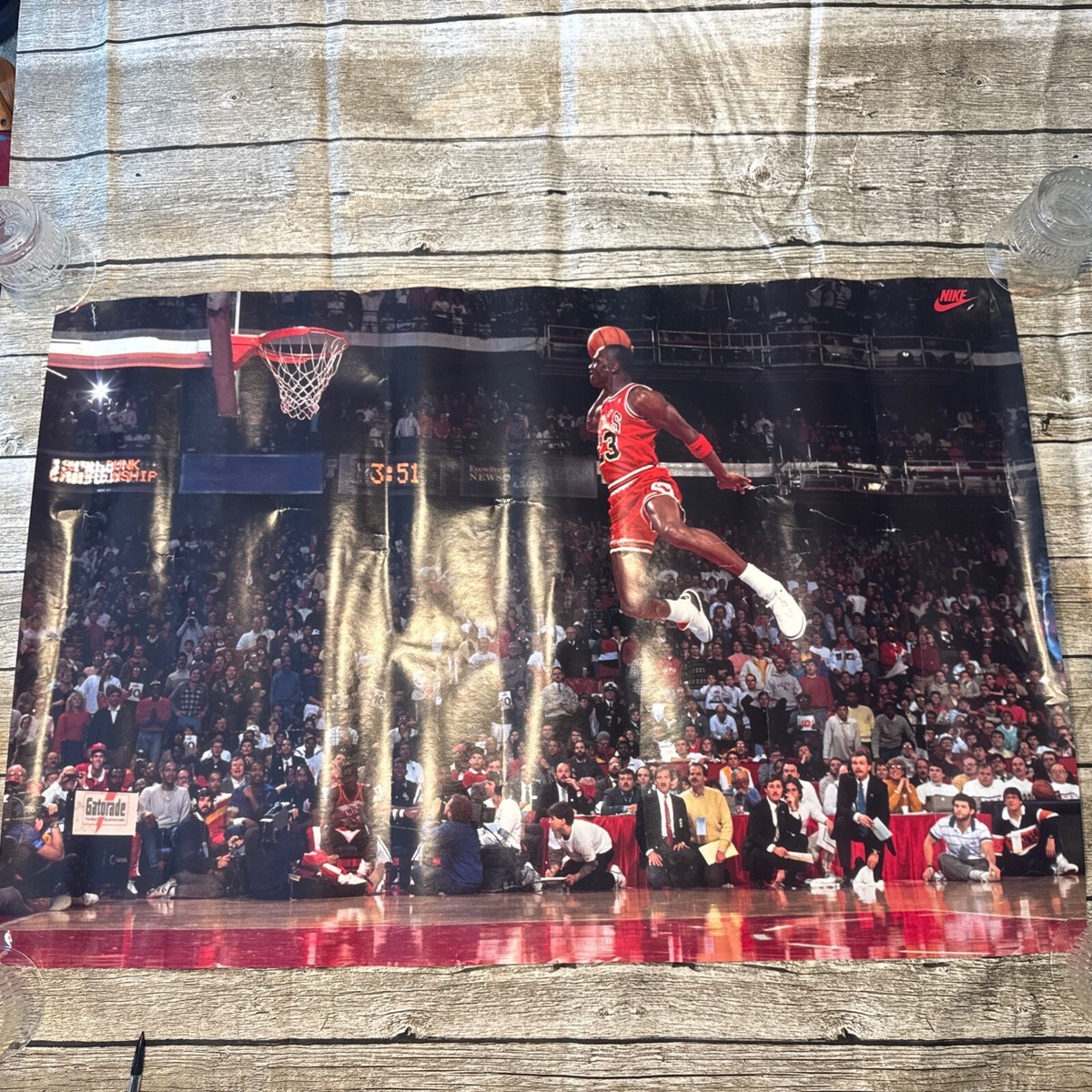 1992 Vintage Nike Michael Jordan 1988 NBA Slam Dunk Contest