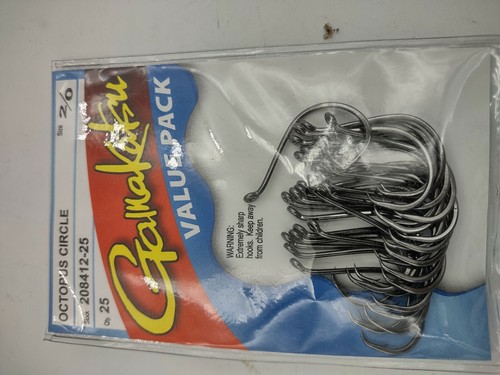 Gamakatsu 208 Octopus Circle Hooks 25pk - Picture 6 of 14