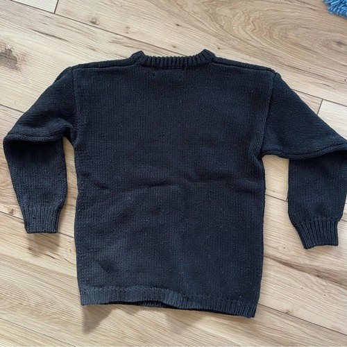 Vintage 90s Northern Isles Handed Knitted Sweater Jungle Animals Girls 6X / 7 - Picture 3 of 6