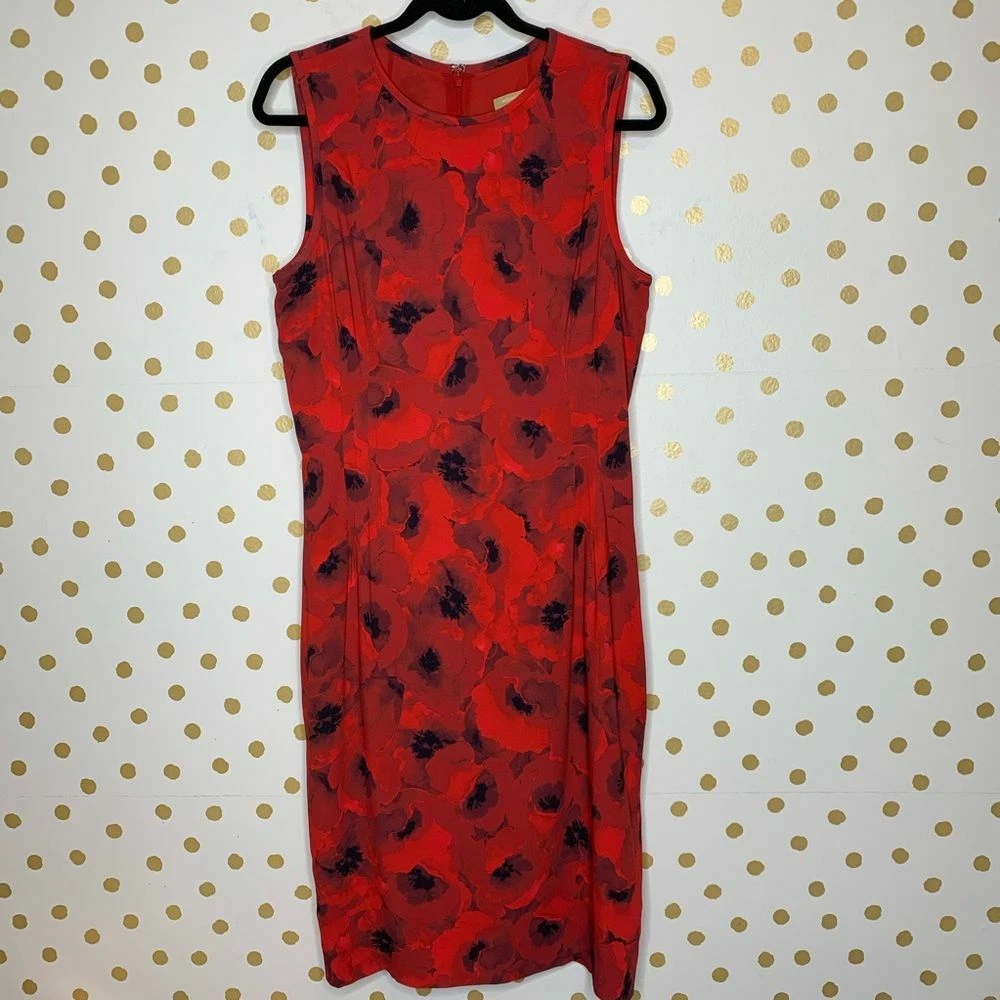 Michael Kors Collection Poppy Floral Sheath Dress