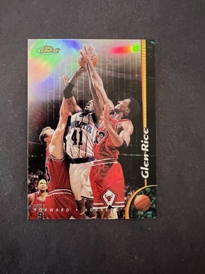 1998-99 Finest Glen Rice No-Protector Refractor - Hornets