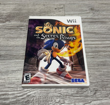 Sonic and the Secret Rings (Nintendo Wii, 2007) CIB Tested & Working