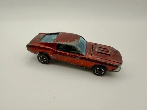 Hot Wheels Redline Custom Mustang - Red Hong Kong HK Rough