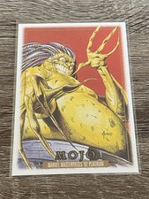 2024 Upper Deck Marvel ‘92 Masterpieces Platinum #53 Mojo Leather