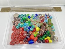 .75 Lbs New Glass Beads Mixed Loose Bulk Wholesale Jewelry Supplies Lampwork Lot