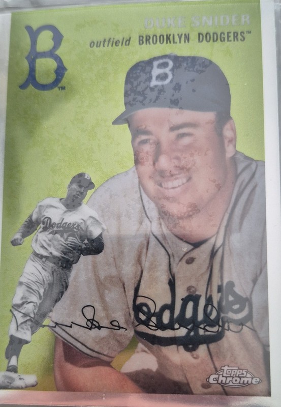 2023 Topps Chrome Platinum Duke Snider