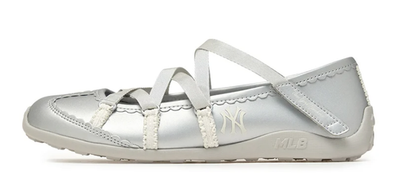 MLB Korea Flare Mary Jane NY Yankees Women Lifestyle Casual Shoes
