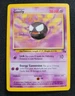 Pokemon fossil red logo 3rd print 1999 2000 Gastly 33/62
