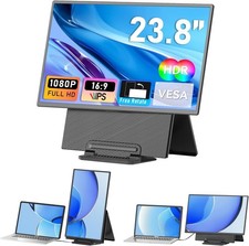 23.8in Laptop Screen Extender HD 1080P Portable Monitor Plug  Play KEFEYA D1