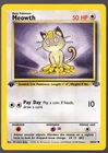 Meowth 56/64 1st Edition Jungle Pokemon Card 1999 NM