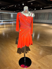 "Solar Flare" Latin Rhythm Ballroom Dress, Artistry in Motion, Size: Large
