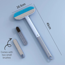 Long Handle Pet Hair Remover Brush Static Fur Cleaner for Carpets  Furniture