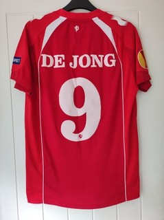FC Twente Match Worn Home Shirt 2010 2011 Size Large De Jong 9