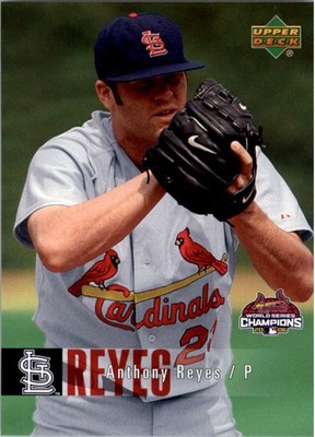 2006 Cardinals Upper Deck World Series Champions #16 Anthony Reyes - BB
