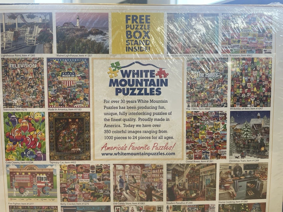 Puzzle White Mountain Log Cabin Birdhouse 1000 Piezas Nuevo EE. UU. Foto 2 de 4