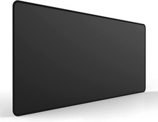 EFISH X Large Black Gaming Mouse Pad 800 400 3MM 31.50X15.74X0.12 inc