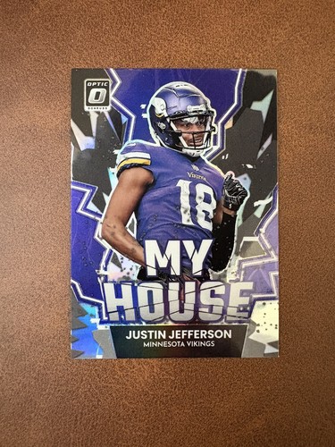 Justin Jefferson #MH-8 2022 Panini Donruss Optic My House card