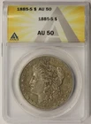 1885-S Morgan Dollar $1 AU 50 ANACS