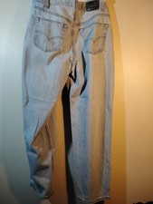 Levis Silvertab Straight Relax Fit Wide Leg Y2k Skater Wash 36×32 made In U.S.A.