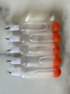 x5 Medium Water Waggler Floats ca. 7g