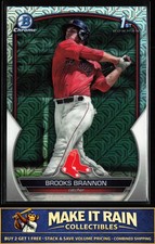 Brooks Brannon 1st 2023 Bowman Chrome Prospects Mojo Refractor #BCP-245 Red Sox