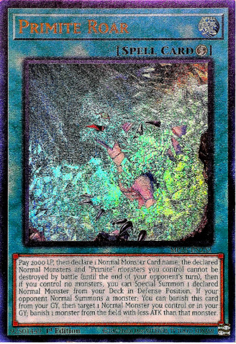 Yugioh - Primite Roar - MP25-EN252 - Ultra Rare - NM/M