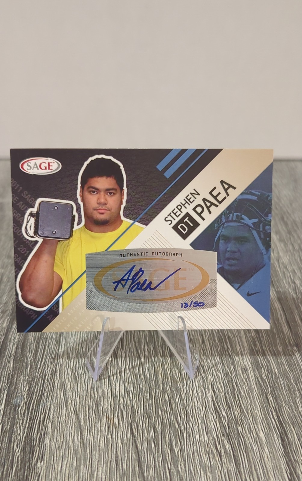 Stephen Paea SA-GE Autographs #A37 Platinum