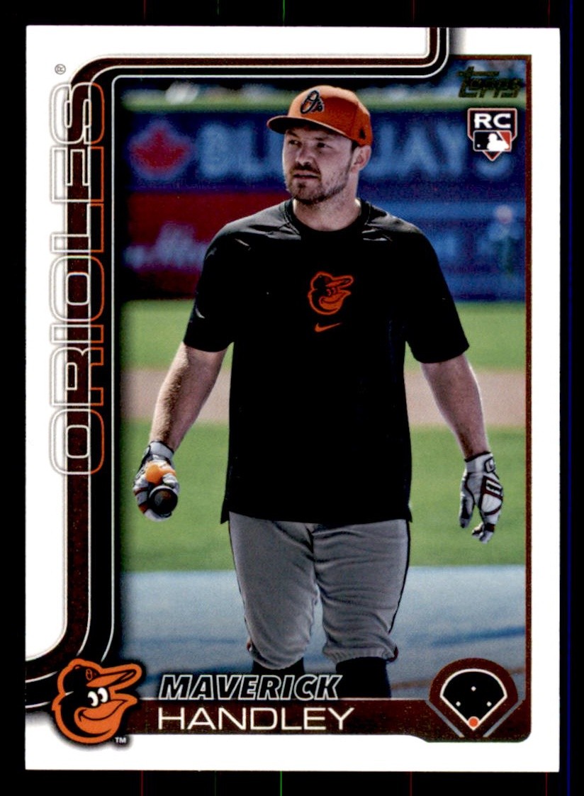2025 Topps Update Golden Mirror #US274 Maverick Handley Baltimore Orioles RC